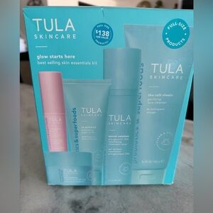 Tula Skincare Essentials Kit - Blue and Pink
